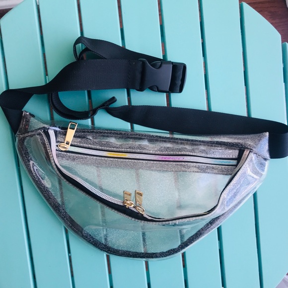 Clear Glitter Large Fanny Pack - Picture 5 of 6